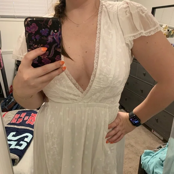 Love Shack Fancy Vania Maxi Dress White - Picture 2 of 11